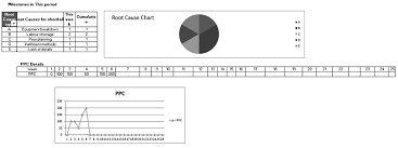 Screen Shot Of Automated Root Causes Pie Chart And Ppc Chart