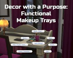 functional makeup trays