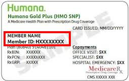 The cards contain the patient's humana member id and plan information that may include copayments, prescription drug coverage, primary physician and contact information for humana claims. Humana Health Insurance Phone Number