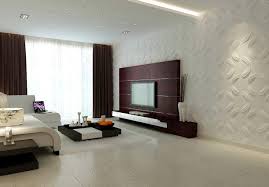 Interior Wall Design With 3d Wall Panel