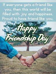 Happy friendship day messages wishes images. Best Friendship Messages And Quotes On National Friendship Day 2020 Jdthoughts Yoga Interi Friendship Messages Happy Friendship Day Friendship Day Wishes