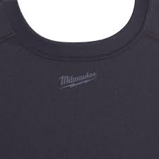 Milwaukee Mens Medium Workskin Gray Cold Weather Base Layer Shirt