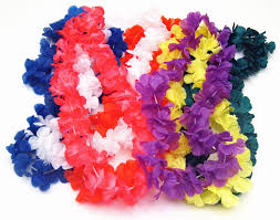 Different types of hawaiian leis have different meanings. Hawaiian Silk Flower Leis Luau Party Decoration Packages