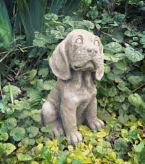 Spaniel Puppy Dog Garden Ornament