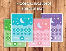 Good Sleeping Moon Reward Chart Download Sleeping Chart Bedtime Routine Learn To Sleep Bed Stars Printable File
