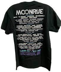 moonrise festival 2018 concert t shirt