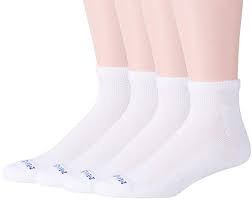 Medipeds Mens 8 Pack Diabetic Quarter Socks With Non Binding Top