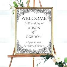Wedding Welcome Sign Template Templates Instant Download Pro