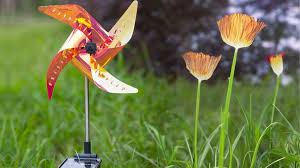 Solar Windmill Garden Lights