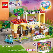 Mykingdom - LEGO FRIENDS LG41379 Nhà Hàng Thành Phố Heartlake 🥂 Mua hàng  tại: - Hệ thống cửa hàng My Kingdom - Đặt hàng online click ngay  http://bit.ly/2khNRKZ - Đặt hàng qua
