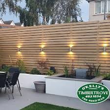 Contemporary Slatted Fencing