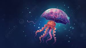 zorb octopus umbrella image background
