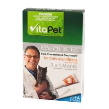vitapet evance cat flea treatment under