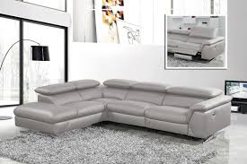 eco leather left facing sectional sofa