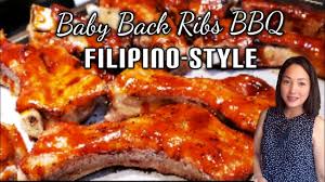 pork ribs bbq filipino style recipe