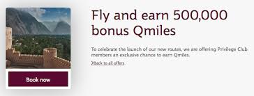 Qatar Airways Is Offering 500 000 Bonus Miles For Taking