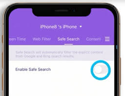 google safesearch on iphone and ipad