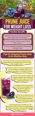 prune juice effective for weight loss