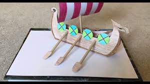 how to make a model viking longship