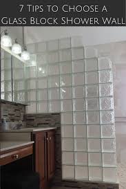 glass block shower shower wall