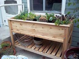 Cedar Wood Raised Garden Bed Planter