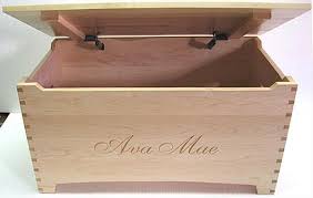 amish solid hardwood toy box maple dovetail safety hinges