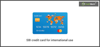 sbi credit cards for international usage