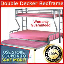 qoo10 double decker bed bottom queen