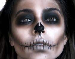 diy skeleton makeup the terrifyingly