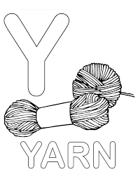The best printable free coloring pages! Yarn Letter Y Coloring Page Free Printable Coloring Pages For Kids