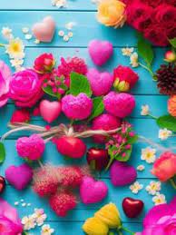 love flowers background add your photos