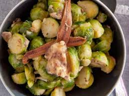 brussels sprouts with bacon and blue