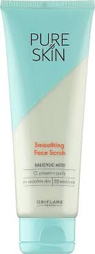 oriflame pure skin smoothing face scrub