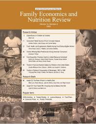 family economics and nutrition review