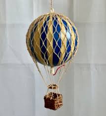 Vintage Hot Air Balloon Mobile Royal