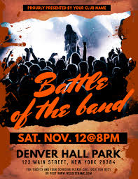 Battle Of The Band Flyer Template Postermywall