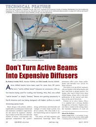 don t turn active beams into expensive