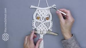 How To Macrame Owl Pictorial Instructions