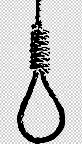 drawing hanging rope noose png clipart