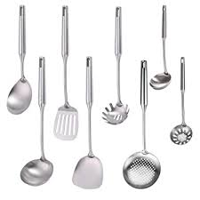 Are you in search of a dishwasher safe utensils for stainless steel cookware that is having good looks too? Buy Super Leader Stainless Steel Kitchen Utensil Set 8pcs Cooking Utensils Kitchen Gadgets Cookware Set Best Gift Kitchen Tool Set Online In Indonesia B0895x1swh