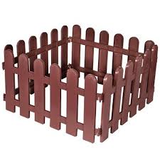 Decorative Garden Fence With 5 Panels