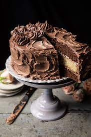chocolate vanilla birthday cake