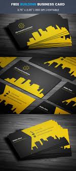 Free Construction Business Card Template Word Visiting