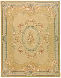 hand woven wool french aubusson flat