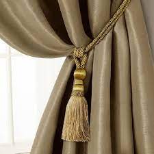 golden silk thread decorative curtain