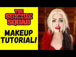 makeup tutorial harley quinn from the
