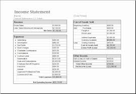 Income And Expense Statement Template Fresh Asset Statement Template
