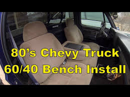 C10 Chevy Truck Install A Split 60 40