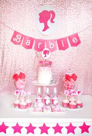 free barbie party printable set