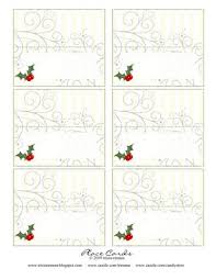 Free Christmas Place Cards Templates Rome Fontanacountryinn Com